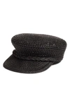 Eric Javits Capitan' Squishee® Fisherman Cap In Black