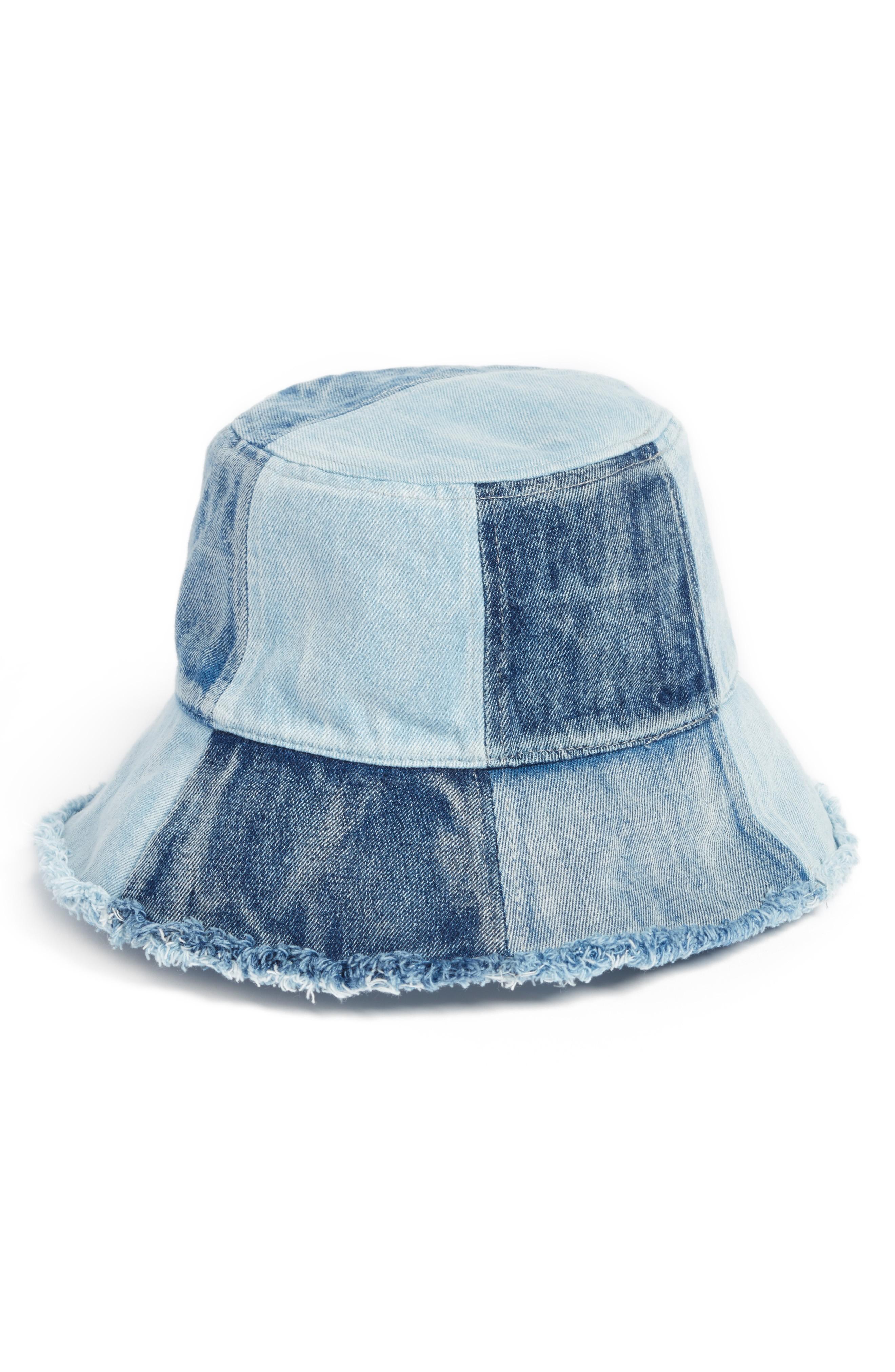 blue jean bucket hat
