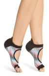 Toesox Bellarina Half Toe Gripper Socks In Pigment