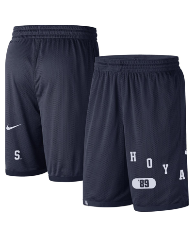 Nike Georgetown  Men's Dri-fit College Shorts In Blue