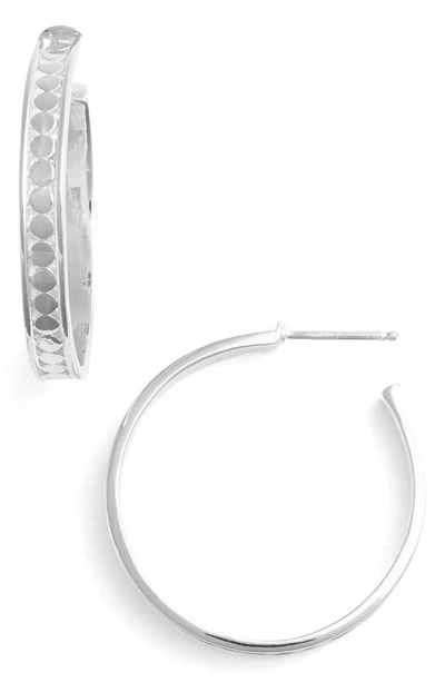 Anna Beck Medium Hoop Stud Earrings (nordstrom Exclusive) In Sterling Silver