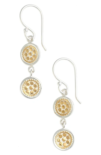 Anna Beck Double Disc Drop Earrings (nordstrom Exclusive) In Gold