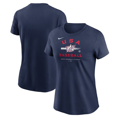 Nike Women's 2023 World Baseball Classic (usa Baseball) T-shirt In Blue