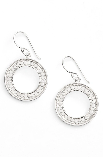 Anna Beck Open Circle Drop Earrings (nordstrom Exclusive) In Silver