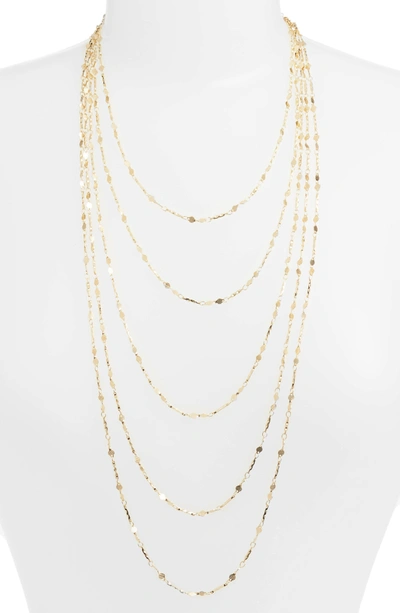 Serefina 5-strand Necklace In Gold