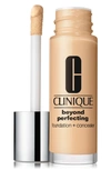 Clinique Beyond Perfecting&trade; Foundation + Concealer In Breeze (very Fair With Cool Neutral Undertones)