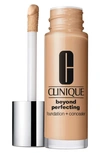 Clinique Beyond Perfecting&trade; Foundation + Concealer In Buttermilk (very Fair With Cool Neutral Undertones)