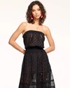 Ramy Brook Lucia Strapless Coverup Maxi Dress In Black