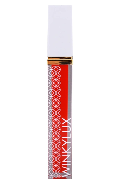 Winky Lux Glossy Boss Lip Gloss In Spitfire