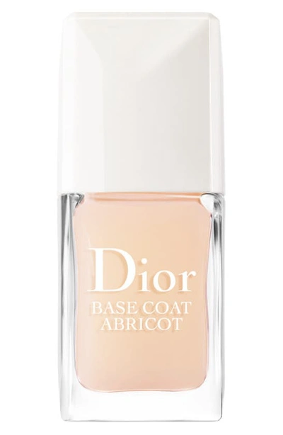 Dior Vernis Nail Lacquer - Base Coat Abricot In Pink