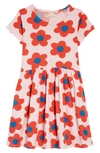 Tucker + Tate Kids' Print Short Sleeve Dress In Pink English Happy Floral