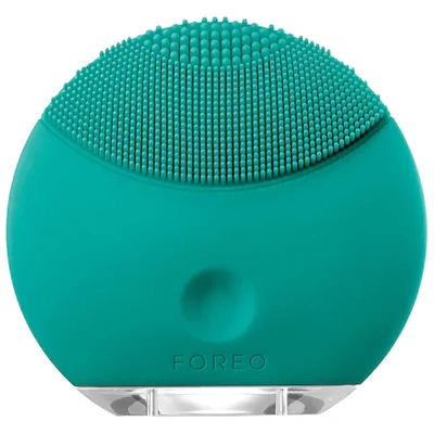 Foreo Luna(tm) Mini Compact Facial Cleansing Device In Turquoise Blue