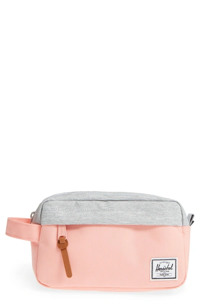 Herschel Supply Co Chapter Carry-on Travel Kit In Peach/ Light Grey