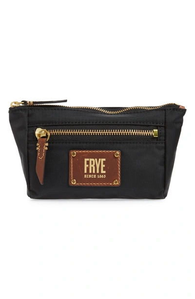 Frye Ivy Nylon Cosmetics Bag In Black