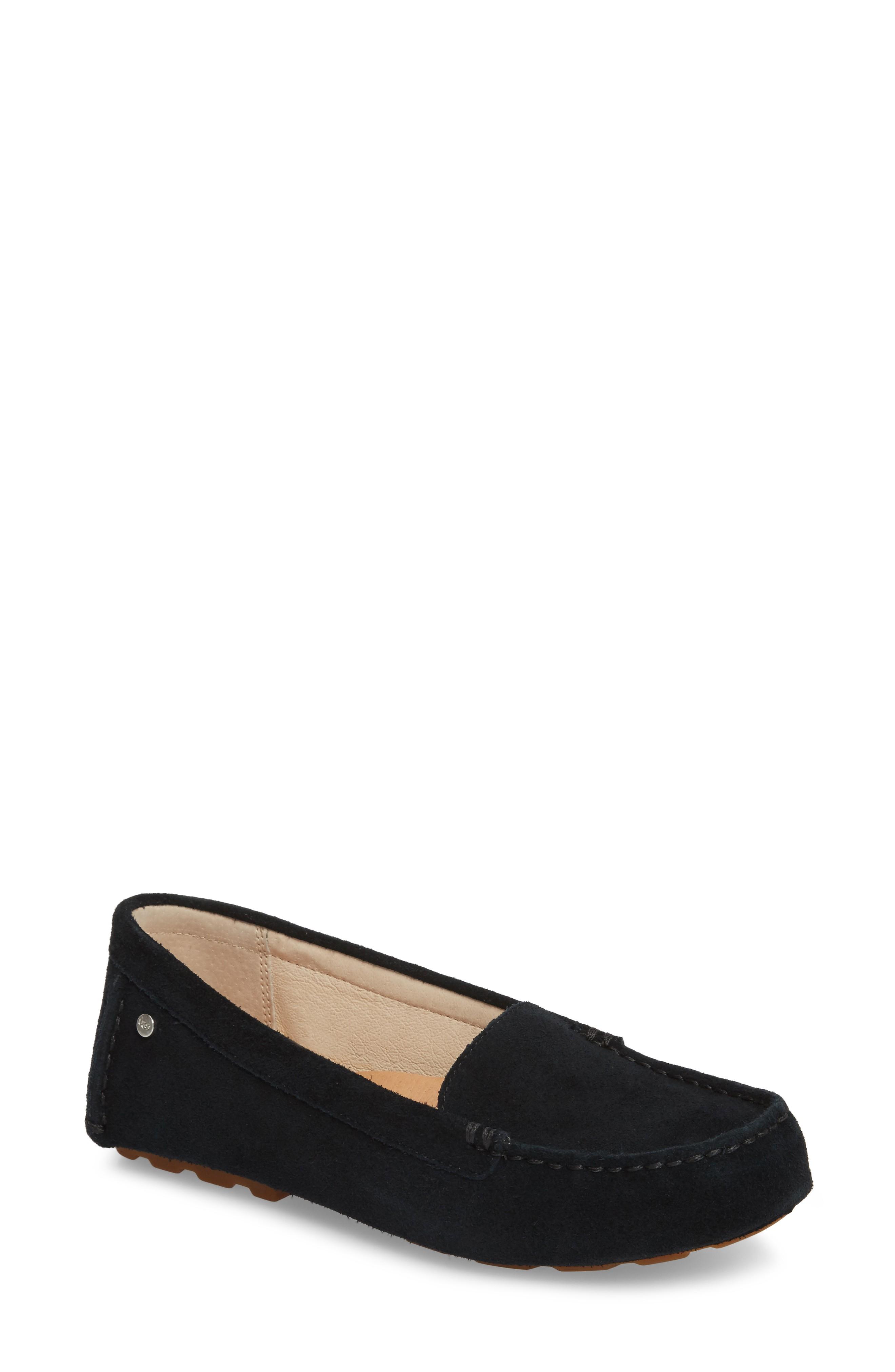 Ugg Milana Ii Moc Toe Flat In Black 