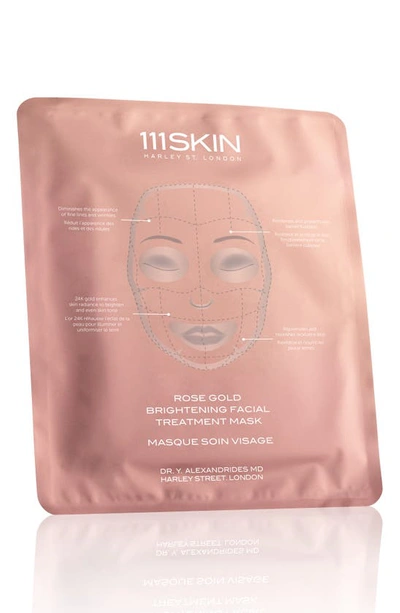 111skin Rose Gold Brightening 5-piece Facial Mask Box, 5 Count