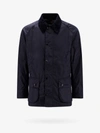 Barbour Ashby Wax Jacket In Blue