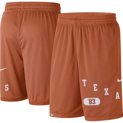 Nike Texas  Men's Dri-fit College Shorts In Orange