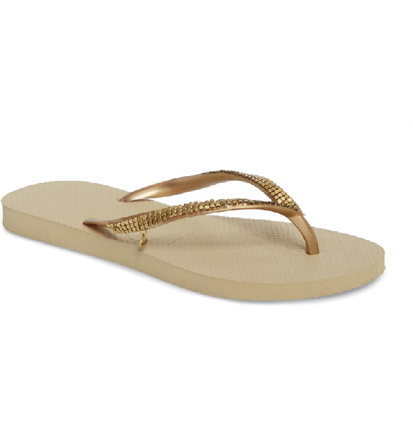 havaianas sand grey light golden
