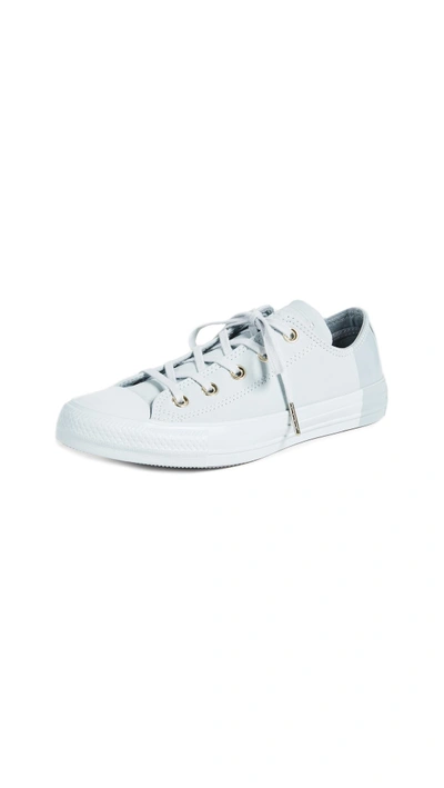 Converse Chuck Taylor All Star Colorblock Ox Sneaker In Pure Platinum