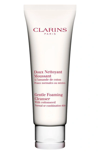 Clarins Gentle Foaming Cleanser With Cottonseed For Normal/combination Skin Types, 4.4 oz