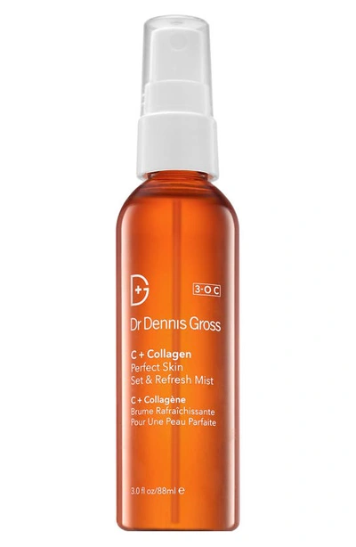 Dr. Dennis Gross Skincare C + Collagen Perfect Skin Set & Refresh Mist 3 oz/ 89 ml