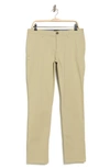 14th & Union The Wallin Stretch Twill Trim Fit Chino Pants In Olive Zest