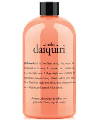 Philosophy Melon Daquiri 3-in-1 Shampoo, Shower Gel And Bubble Bath, 16 oz In No Color