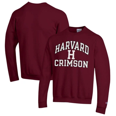 Champion Crimson Harvard Crimson High Motor Pullover Sweatshirt