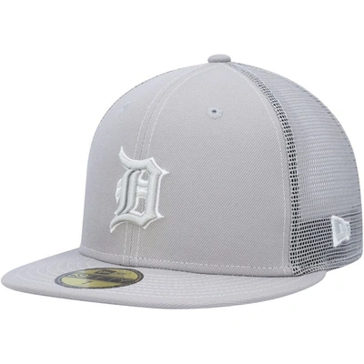 New Era Gray Detroit Tigers 2023 On-field Batting Practice 59fifty Fitted Hat