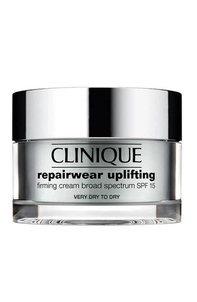 Clinique Repairwear Uplifing Firming Cream Broad Spectrum Very Dry To Dry Spf 15 In Size 1.7 Oz. & Under