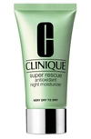 Clinique Super Rescue Antioxidant Night Moisturizer, Very Dry To Dry Skin