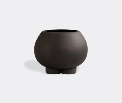 101 Copenhagen Mini Urchin Plant Pot In Coffee