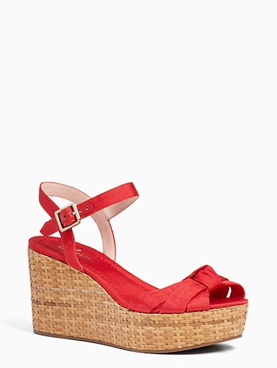 Kate Spade Tilly Sandals In Maraschino Red