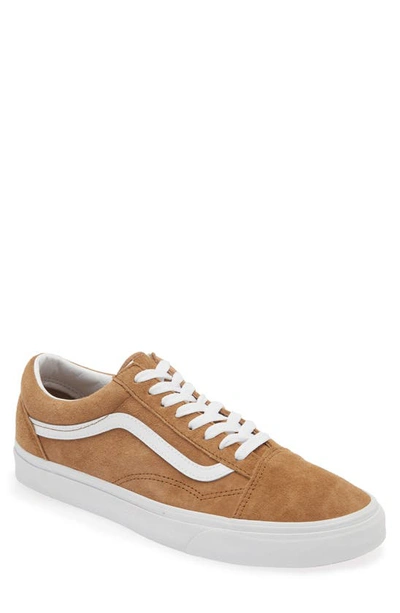 Vans Pig Suede Old Skool Sneakers In Golden Brown