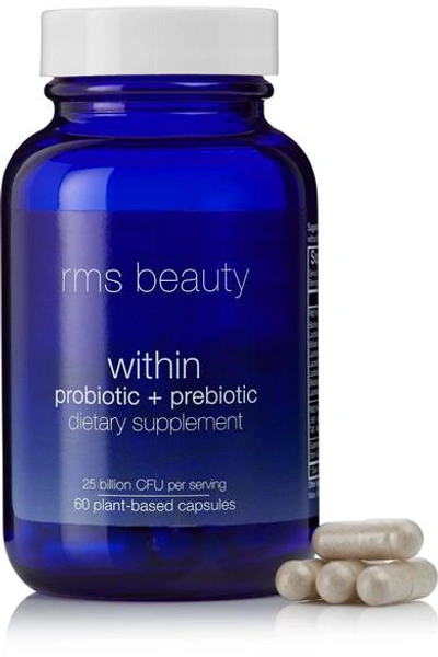 Rms Beauty Within Probiotic Prebiotic Dietary Supplement, 60 Capsules - Colorless