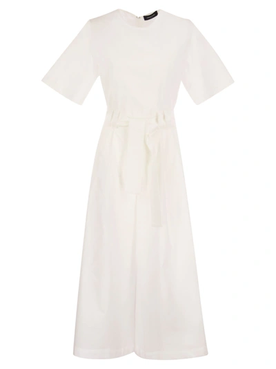 Fabiana Filippi Silk Crepe Suit In White