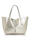 Annabel Ingall Isabella Small Leather Tote - 100% Exclusive In Champagne Silver/silver