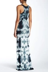 Go Couture Tie-dye Maxi Dress In Ivory Neon Green