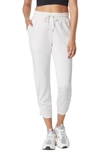 Andrew Marc Cinched Hem Pull-on Pants In Alabaster