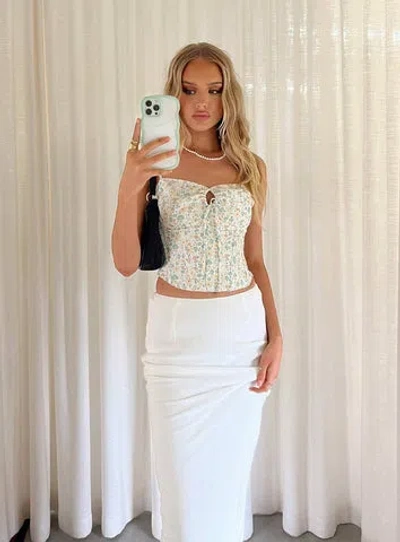 Princess Polly Jodie Maxi Skirt In White