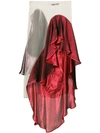 Paula Knorr Panelled Draped Skirt In Neutrals