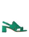 Santoni Sandals In Green