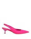 Ovye' By Cristina Lucchi Woman Pumps Fuchsia Size 7 Lycra In Pink