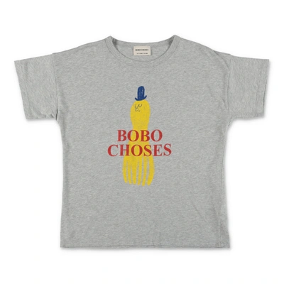Bobo Choses Kids'  T-shirts In Grey