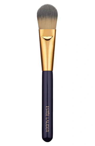 Estée Lauder Foundation Brush 1 In Blue And Gold