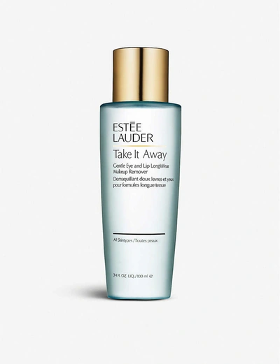 Estée Lauder Take It Away Gentle Eye And Lip Longwear Make-up Remover 100ml In White