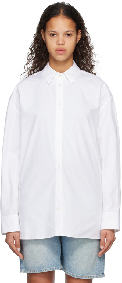 Loulou Studio Espanto Shirt In White
