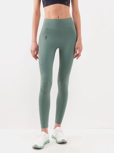 On Green Movement Leggings In Ivy