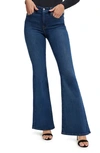 Good American Good Legs Flare Jeans In Blue004